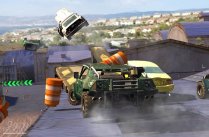 Heftige stunts innenfor!