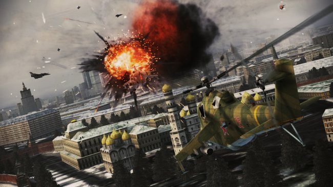 H�ytflyvende Ace Combat-bilder