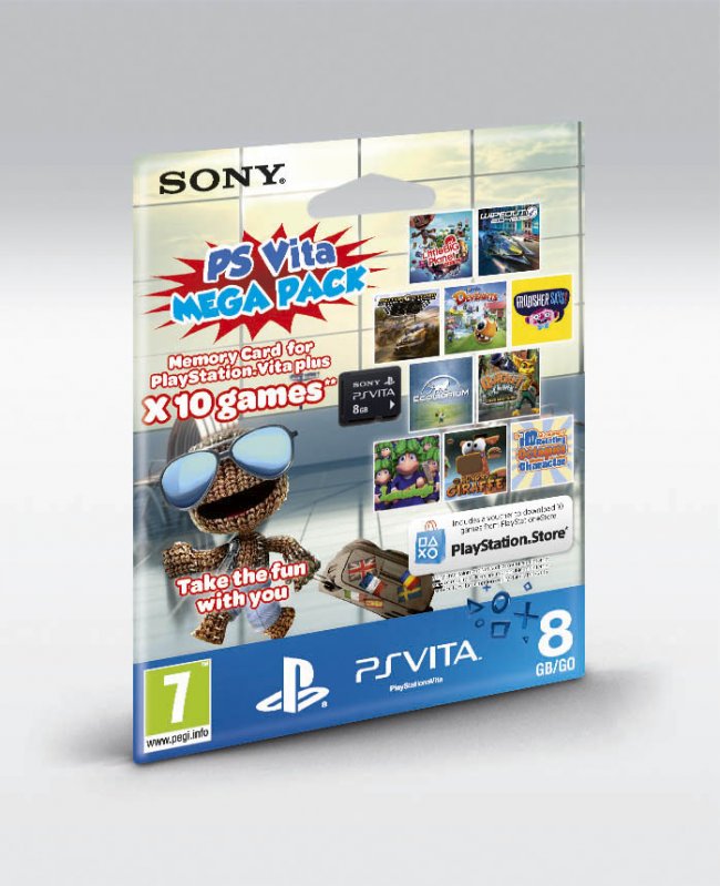 10 spill p� ett PS Vita-minnekort