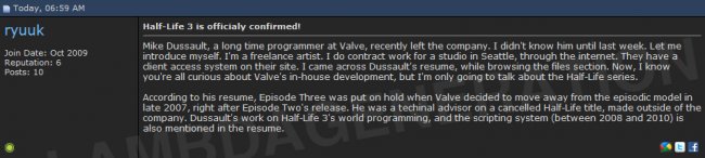 Half-Life 3 omsider bekreftet?