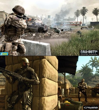 Call Of Duty 4 VS. Crysis