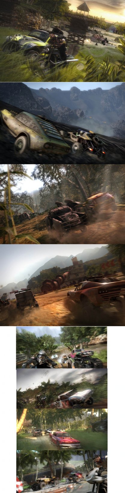 MotorStorm: Pacific Rift - fete screens