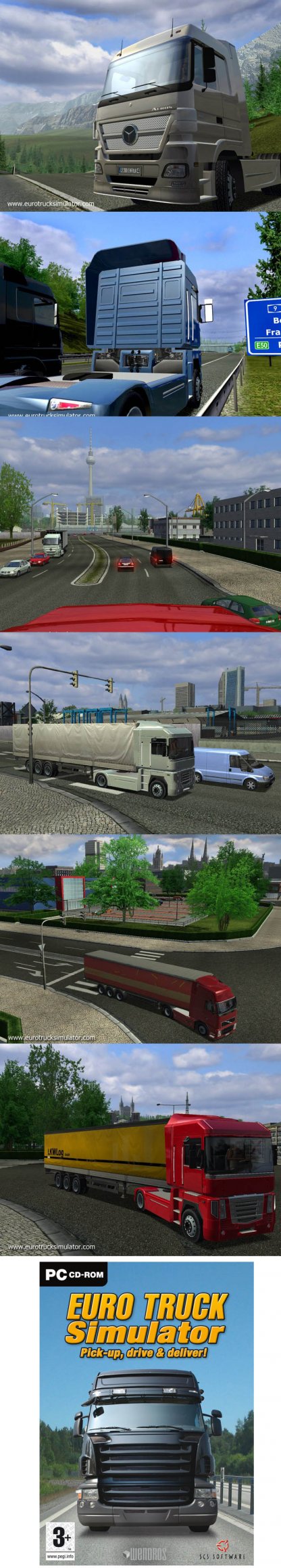 Euro Truck Simulator - tøft å kjøre!