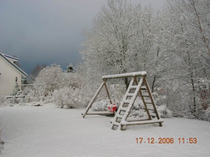 Da kommer snøen for dere på Østlandet!