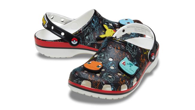 Pokémon og Crocs går sammen om en nylansert serie med fottøy og tilbehør