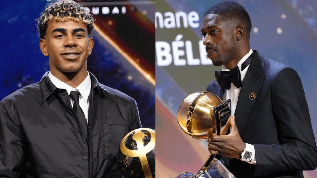 Globe Soccer Awards 2025: full liste over vinnere med Dembélé, Yamal, Ronaldo...