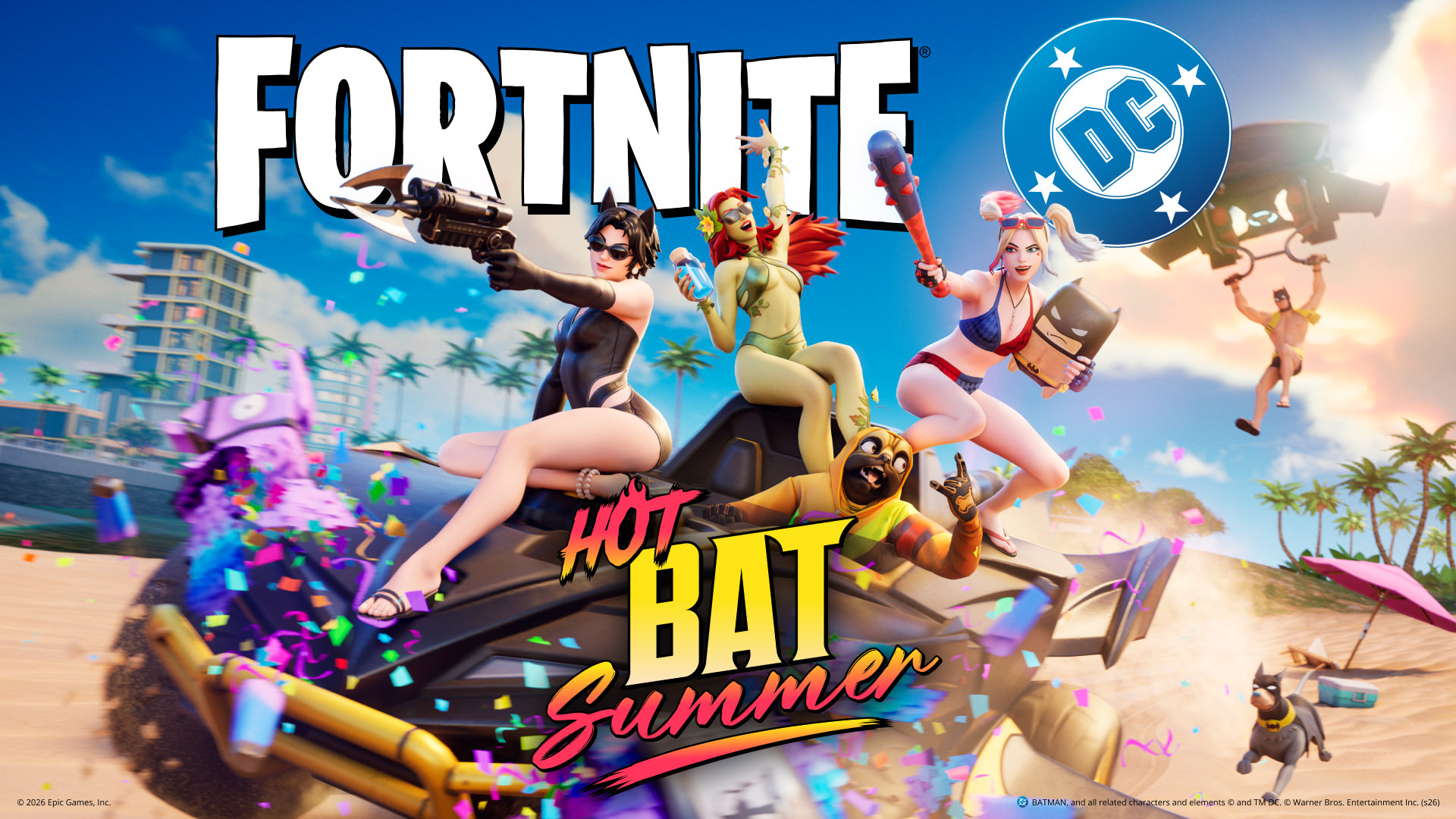 Fortnite feirer sommeren med lettkledde DC-favoritter