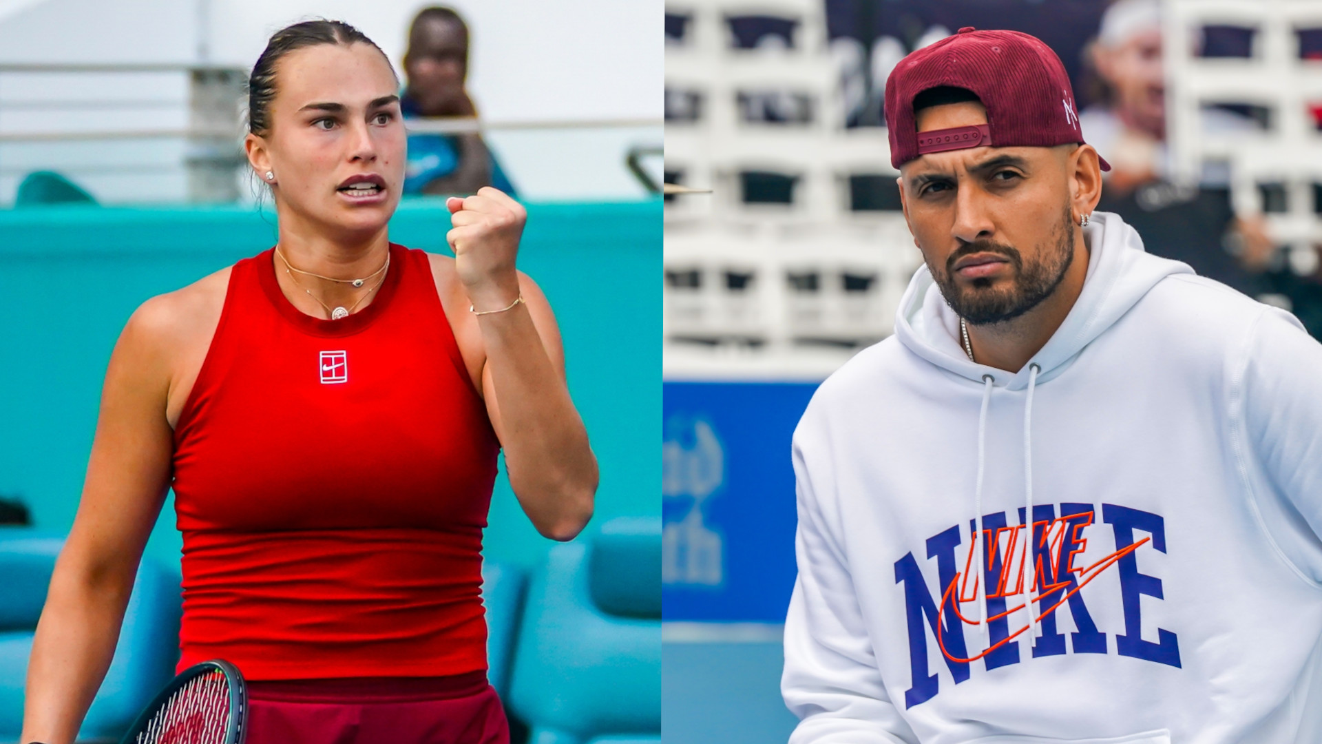Sabalenka og Kyrgios vil delta i den nye "Battle of the Sexes" i desember
