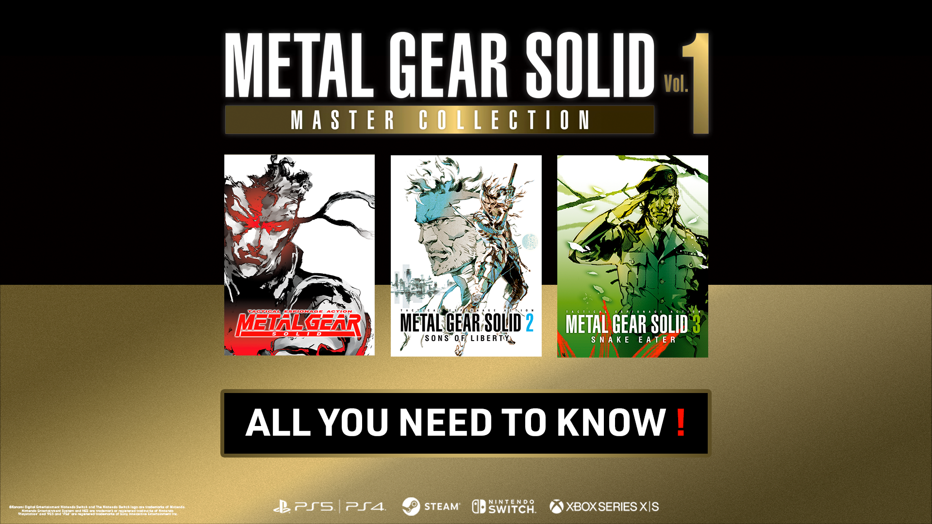 Metal Gear Solid: Master Collection Vol. 1