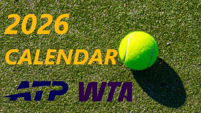 Tenniskalenderen i 2026: datoer for alle Grand Slams, ATP og WTA Masters 1000 i 2026