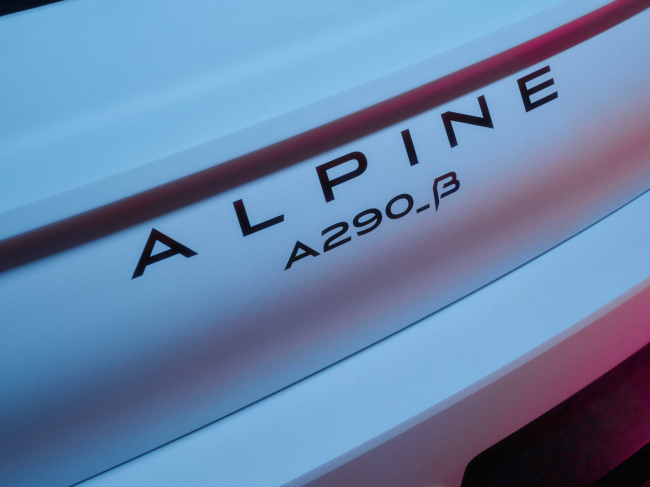 Alpine erter sin helelektriske hot hatchback