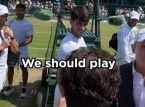 Carlos Alcaraz møtte Tom Holland på Wimbledon i dag: "Vi burde spille" ... golf?