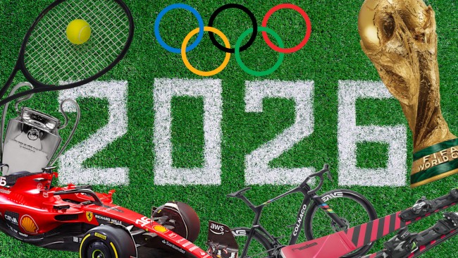Sportskalender 2026: årets viktigste sportsbegivenheter i fotball, tennis, F1, sykling...