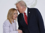 Giorgia Meloni i pinlig ordveksling med Trump etter at den amerikanske presidenten kaller henne "vakker"
