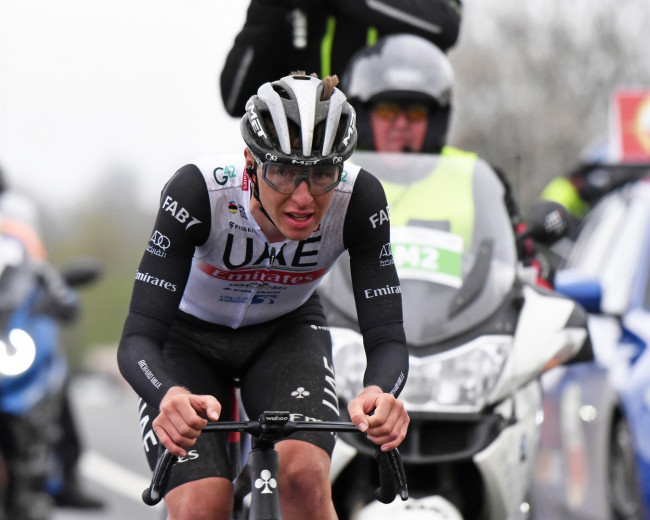 Tadej Pogačar sikter mot sin første Paris-Roubaix-seier denne uken og en monumentseier i 2026
