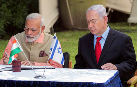 Modi besøker Israel mens spenningen i regionen øker
