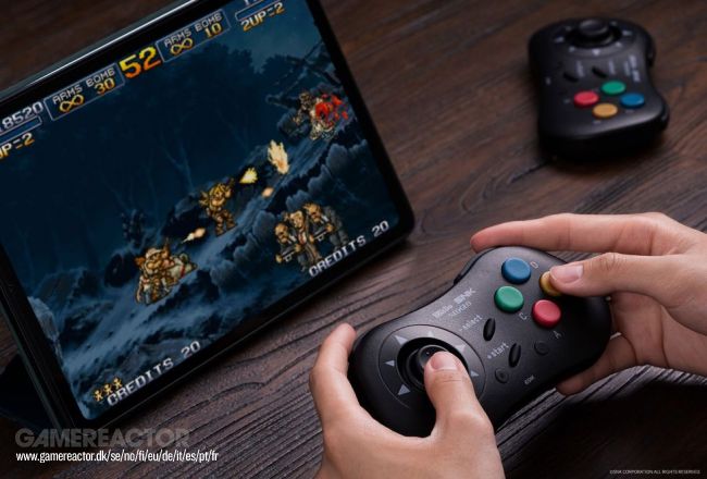 8BitDo lanserer en ny retrokontroller basert på Neo Geo CD