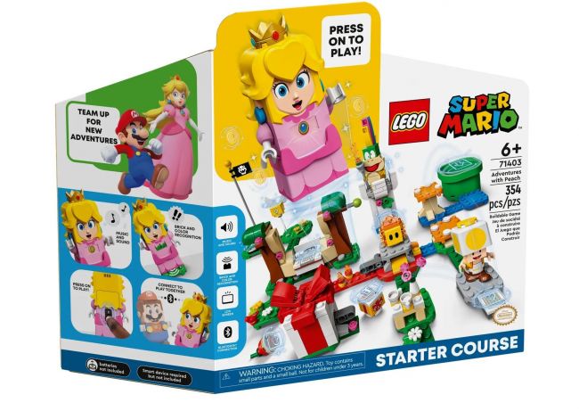Dai un'occhiata più da vicino a LEGO Peach