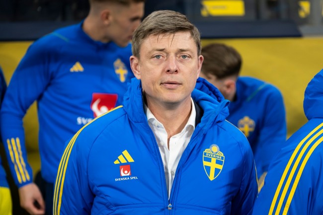 Sveriges landslagssjef Jon Dahl Tomasson får sparken etter VM-kvalifiseringsfiasko