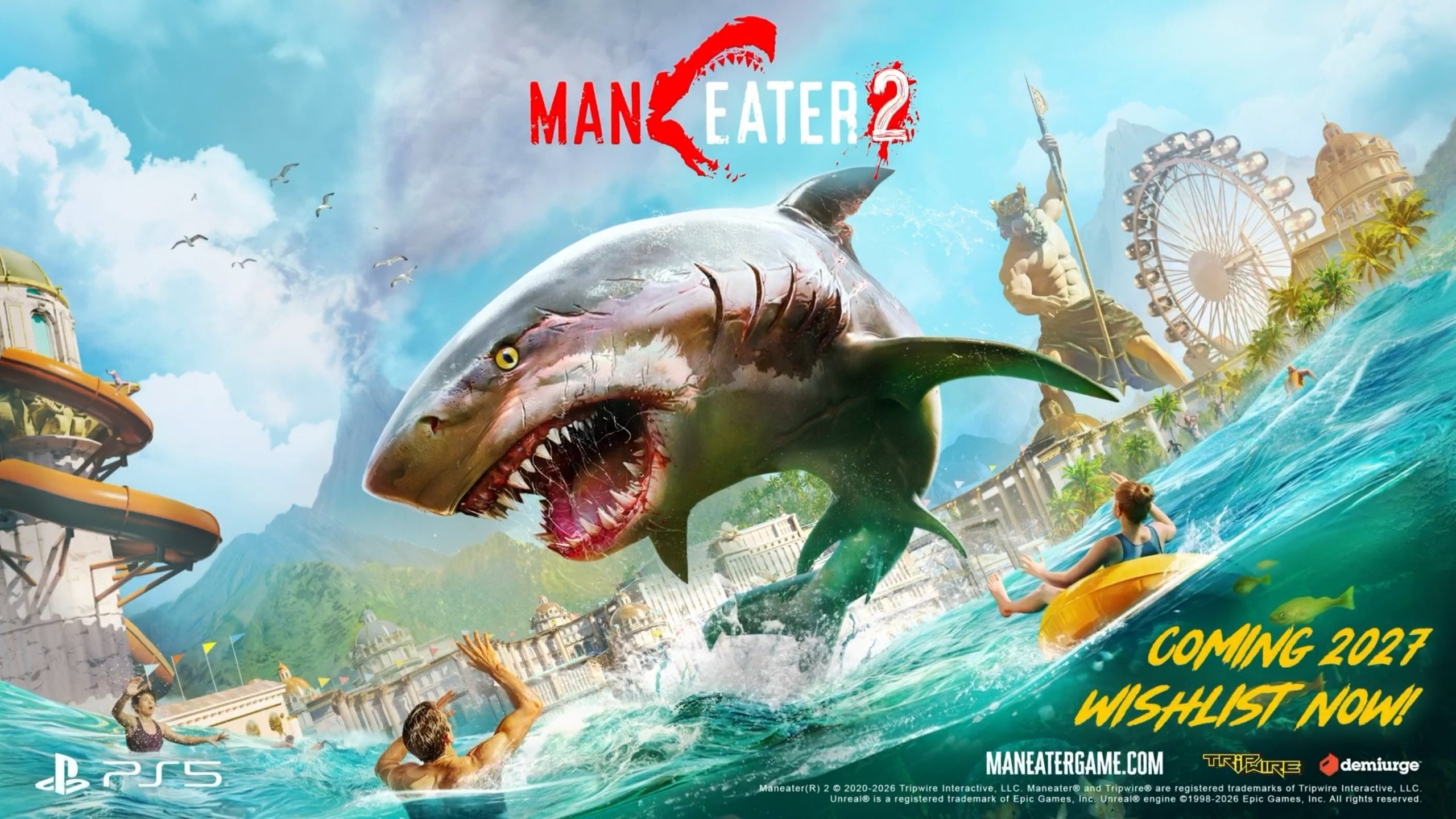 Det er noe i vannet! « Maneater 2» annonsert med lansering i 2027