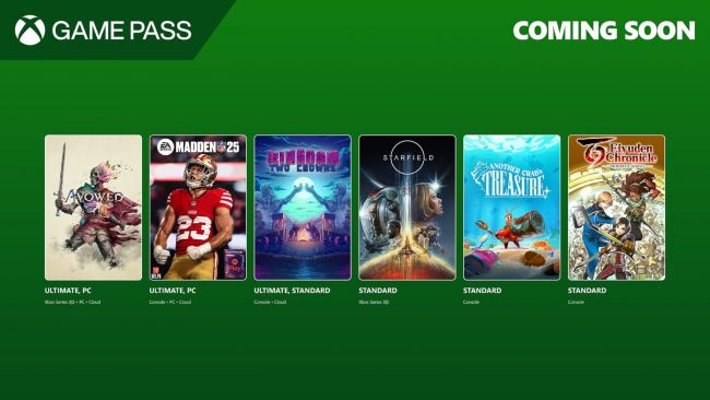 Avowed, Madden NFL 25 og mer kommer til Game Pass veldig snart