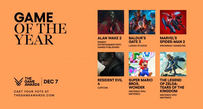 Alle vinnerne fra The Game Awards