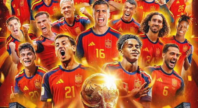 Spania er verdensmestere igjen etter å ha slått Argentina 1–0 med overveldende overtak