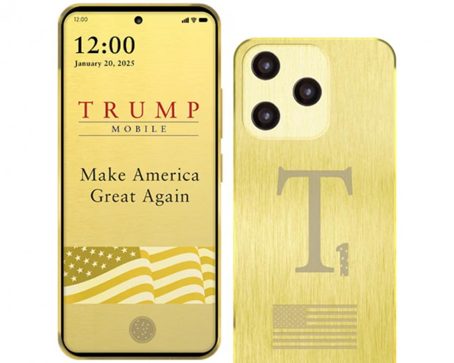 Trump Mobile forsinker lanseringen av $ 499 "Made-in-USA" gull-smarttelefon