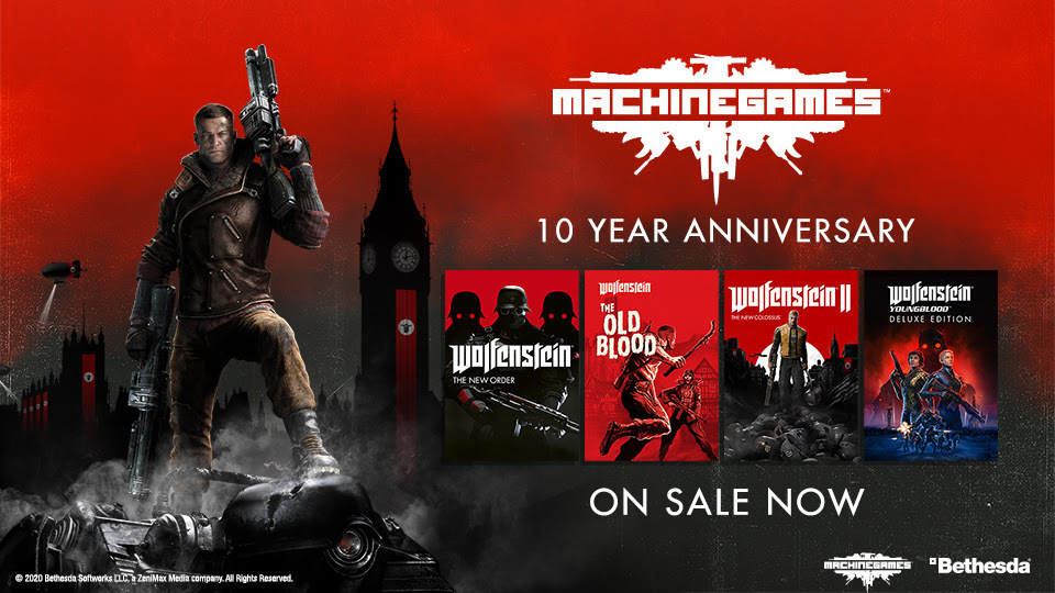 Wolfenstein spillene Er P Tilbud For Feire MachineGames