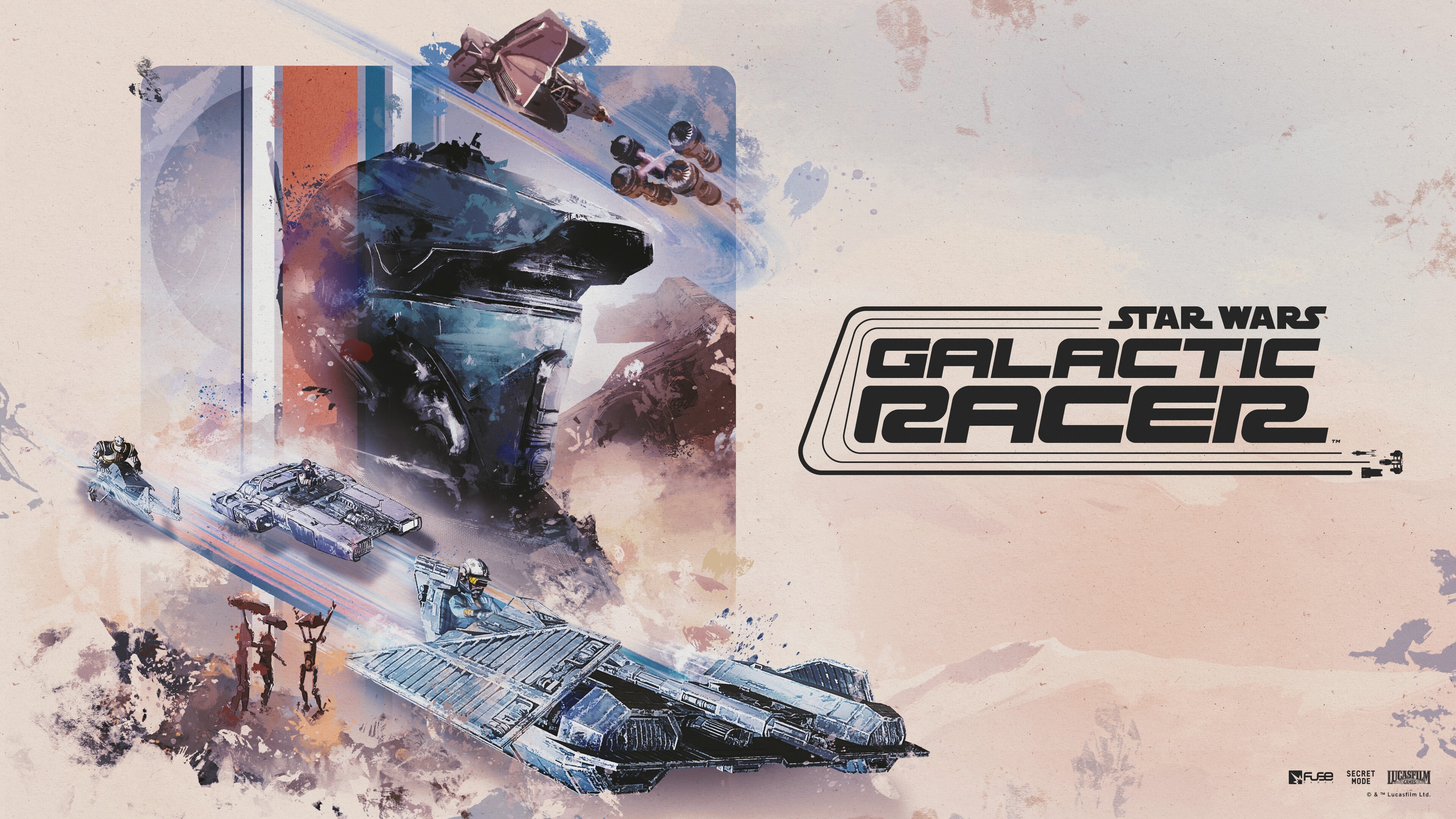 Nå er det på tide å lære mer om « Star Wars: Galactic Racer-landspeederne