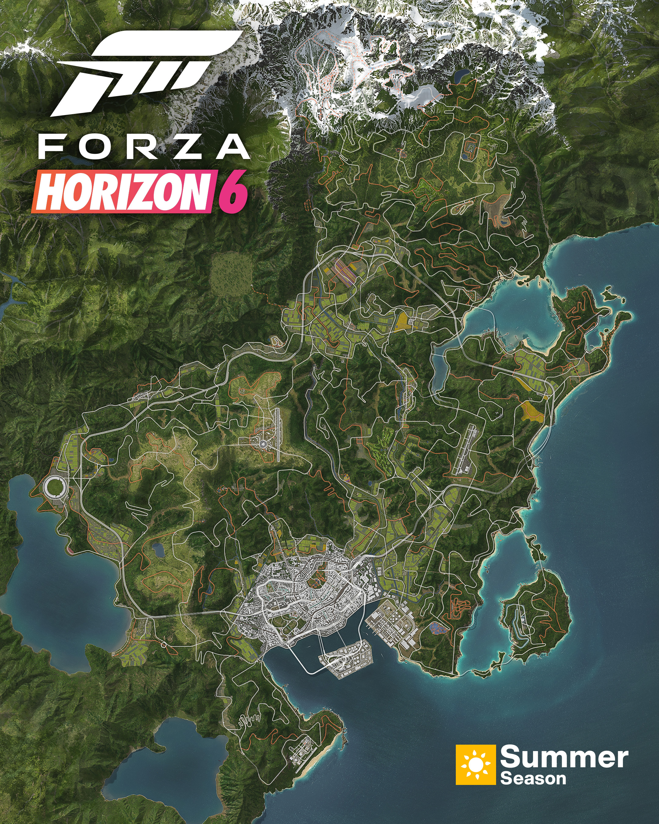 Forza Horizon 6 slipper løs fantastisk gameplay og avslører hele kartet over det digitale Japan