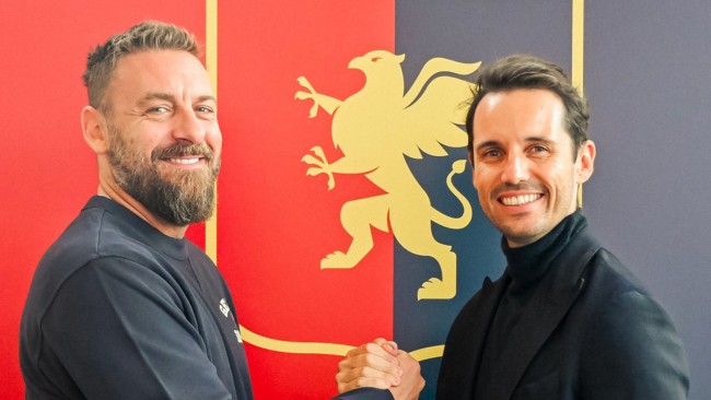 Daniele De Rossi er ansatt som ny manager for Genoa, som sliter i Serie A.
