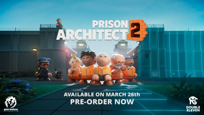 Prison Architect 2 è stato nuovamente posticipato fino a settembre Prison Architect 2 è stato nuovamente posticipato fino a settembre