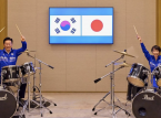 K-pop-trommeduett stjeler showet p&aring; toppm&oslash;tet mellom Japan og S&oslash;r-Korea