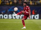 Bayern M&uuml;nchen er rammet av to alvorlige skader, deriblant en korsb&aring;ndsskade p&aring; Alphonso Davies