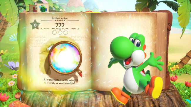Her er åpningsfilmen til Yoshi and the Mysterious Book