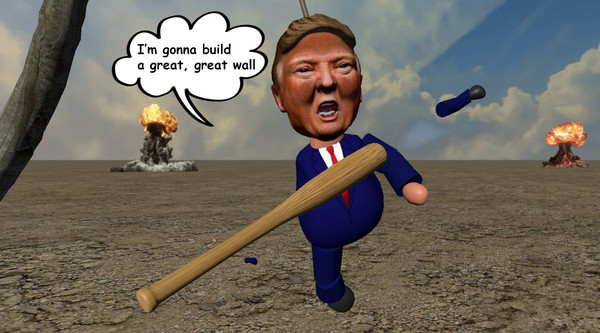 Topp 10 | Videospill med Donald Trump