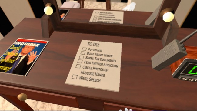 Topp 10 | Videospill med Donald Trump