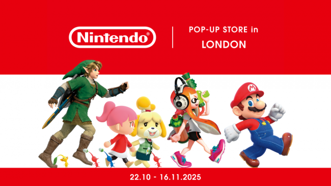 Nintendos popup-butikk kommer til London for første gang