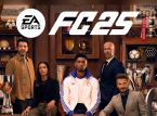 EA Sports FC 25 avduker forside med fotballhistorie