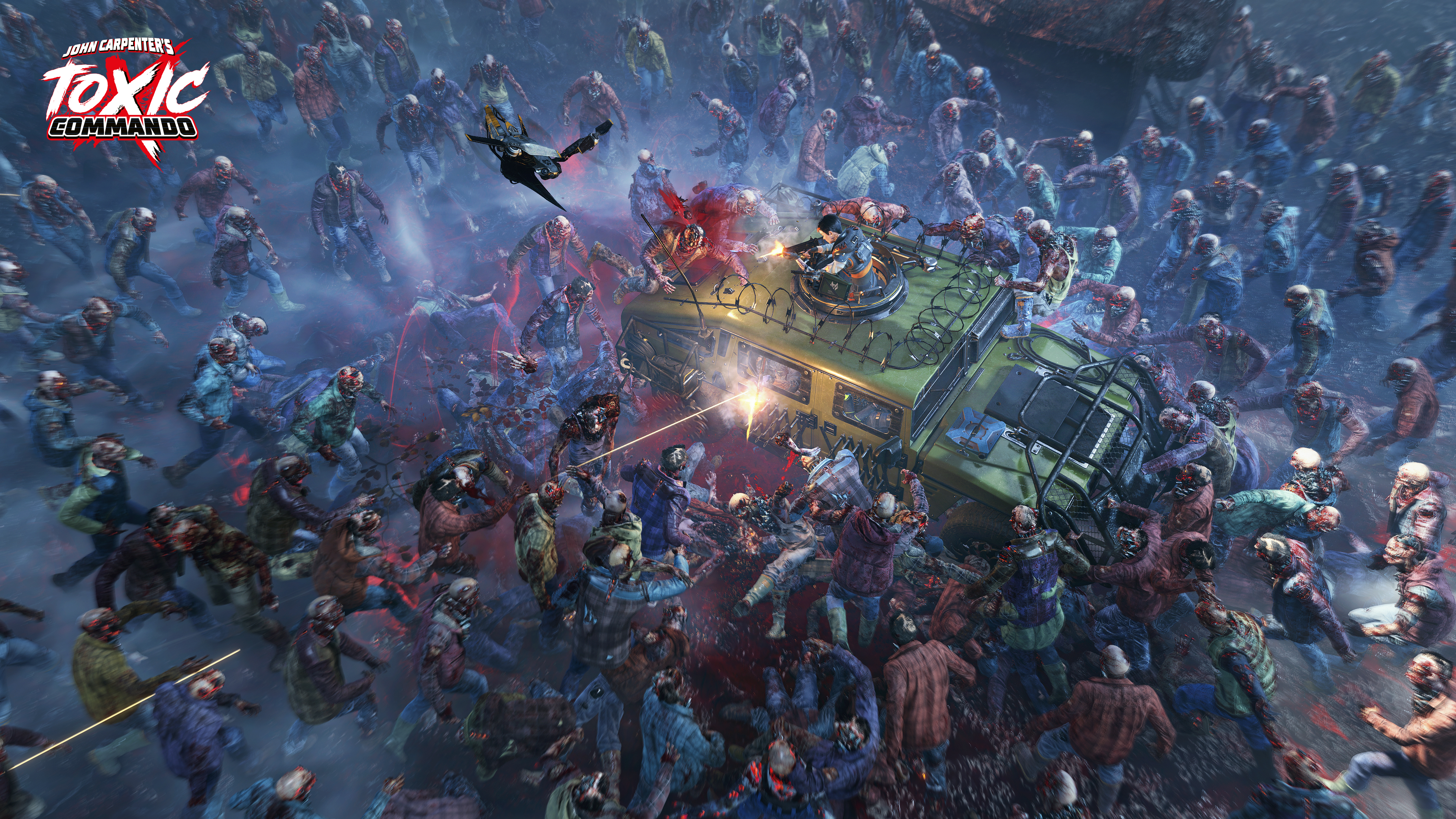 John Carpenters Toxic Commandoのプレビュー：あなたが知っていて気に入っているSabre Swarm System focy -gamereactor -John Carpenterの有毒コマンドー