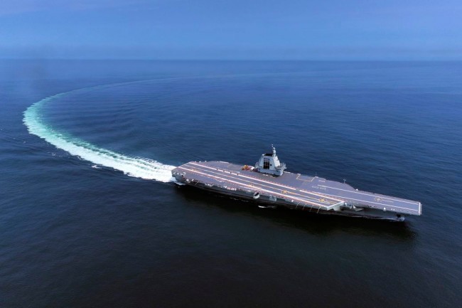 Kina tar i bruk sitt tredje hangarskip, kjent som Fujian