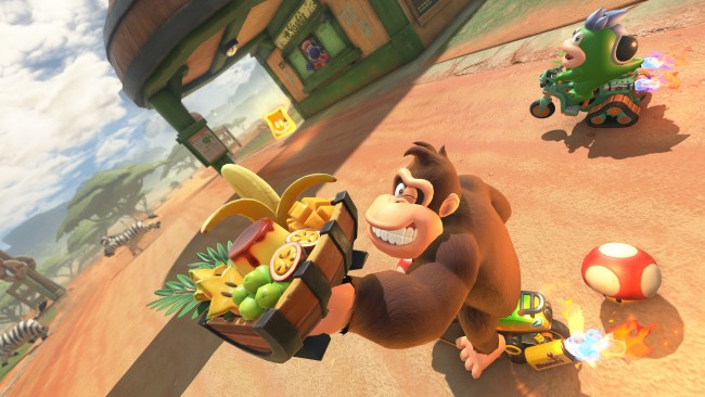 Et par ledetråder kan tyde på at Nintendo har Donkey Kong DLC på vei for Mario Kart World