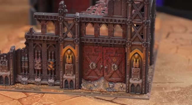 Warhammer avduker forhåndsmalt terreng, utgitt med 11. utgave