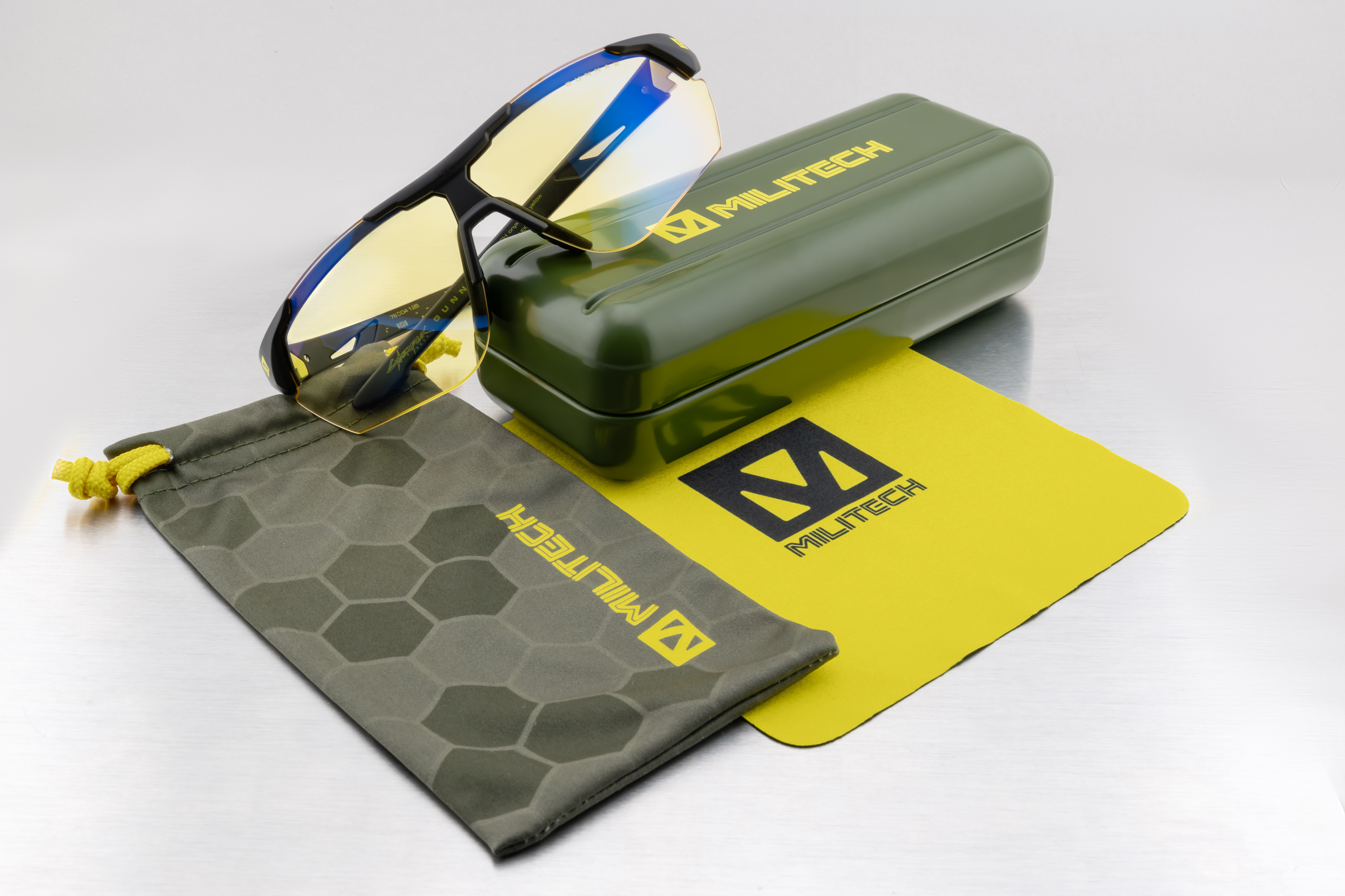 Gunnar Optiks Cyberpunk 2077 Militech-briller
