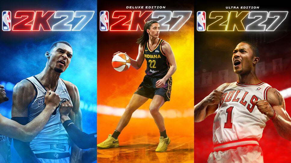 Omslagsatletene til NBA 2K27 er avslørt: Victor Wembanyama, Caitlin Clark og Derrick Rose deler æren