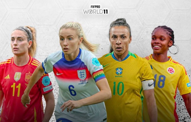 Dette er de 26 spillerne på FIFPRO Women's World 11 shortlist i 2025