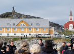 Danmarks og Gr&oslash;nlands ledere bes&oslash;ker Berlin og Paris midt i den arktiske spenningen