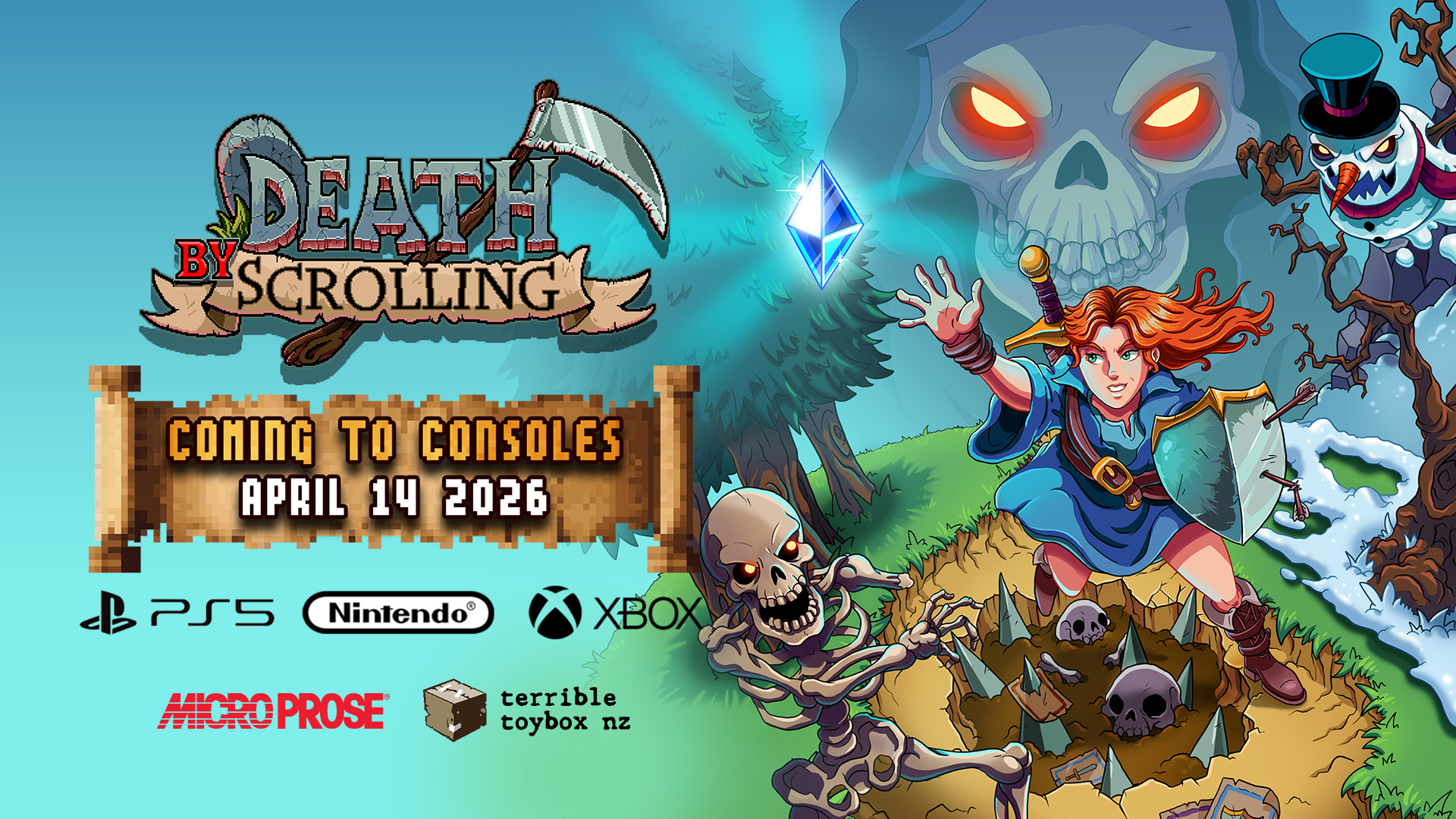 Death By Scrolling bekreftet for PS5, Switch 2 og Xbox Series S/X