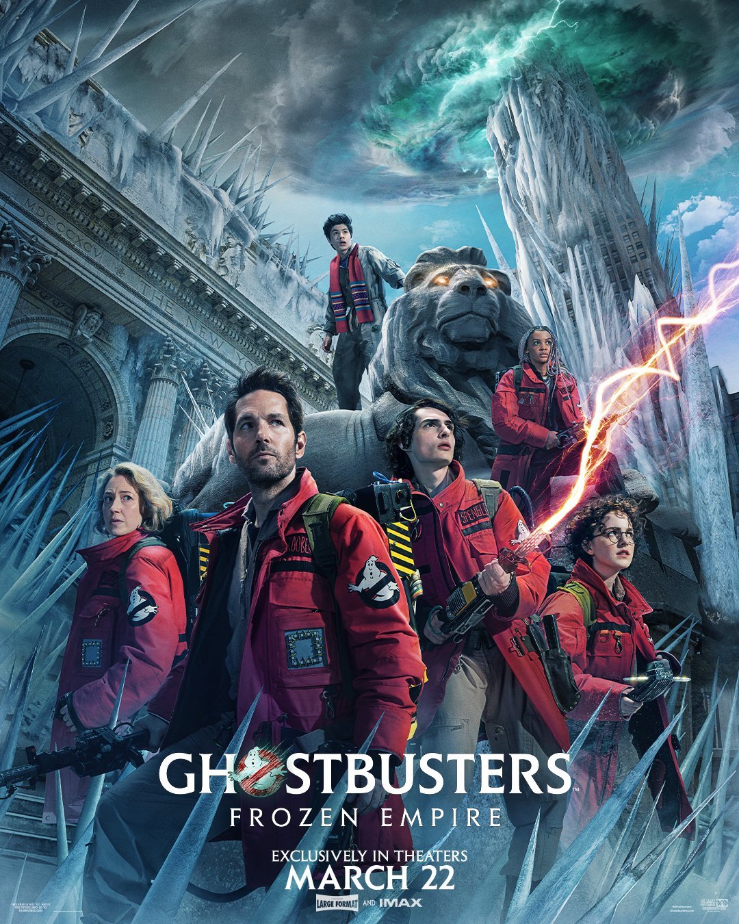 Ghostbusters Frozen Empires nyeste plakater iser noen minipuffer